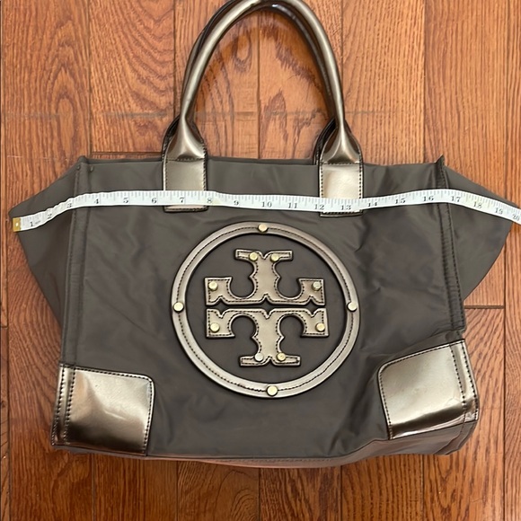 Tory Burch Ella Tote Bag with Metallic Accents - Picture 14 of 14